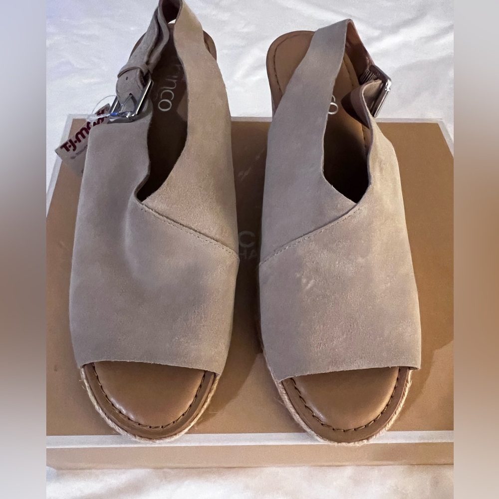 Franco Sarto Tan Espadrille Sandals